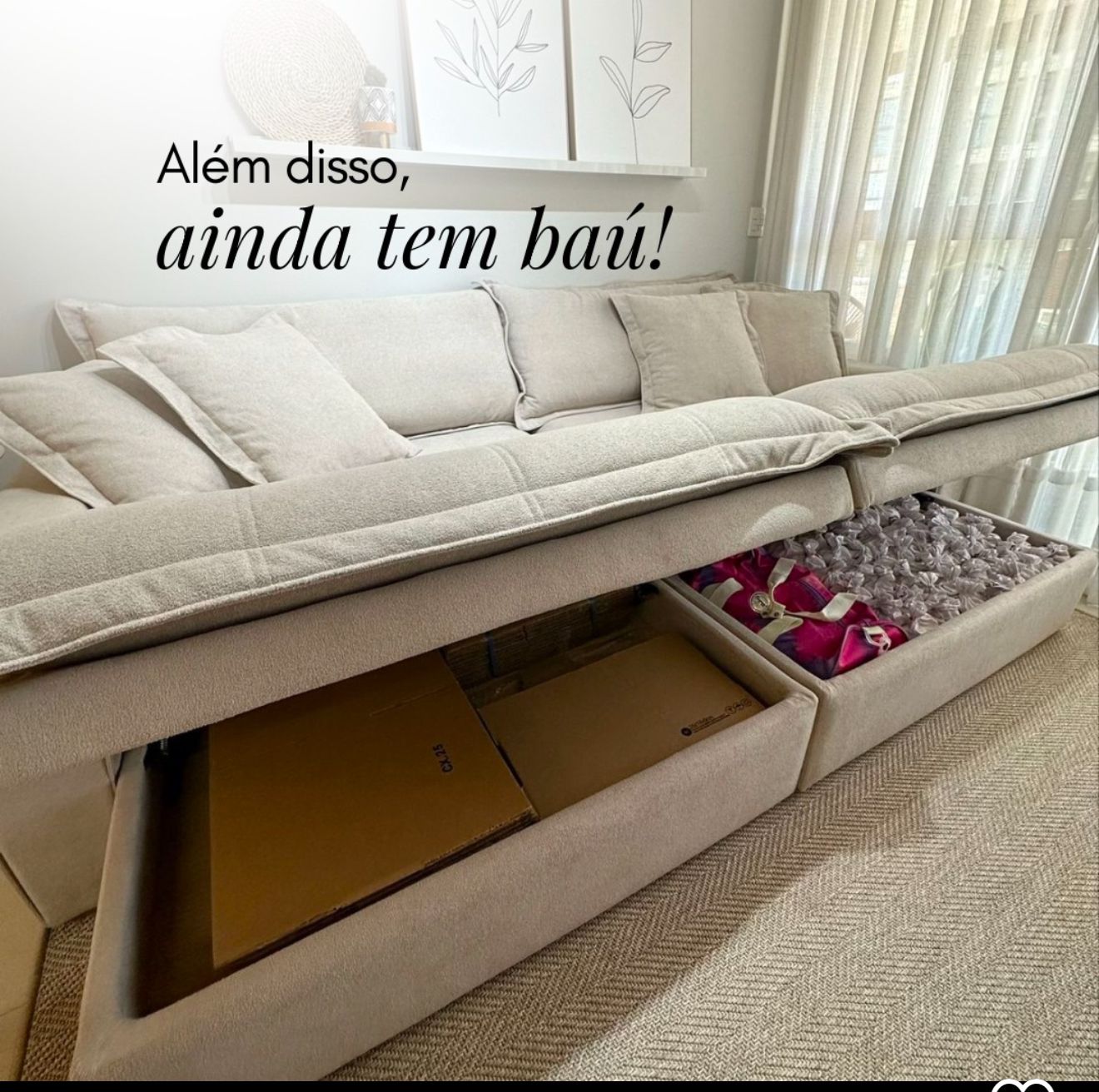 Estofado Cama-Baú Caroline — foto 4