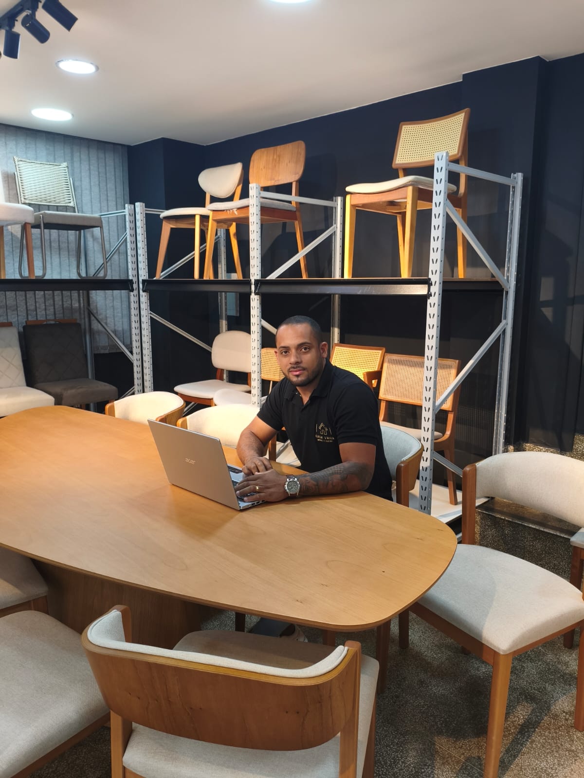 Eduardo, fundador da Casa Luiza